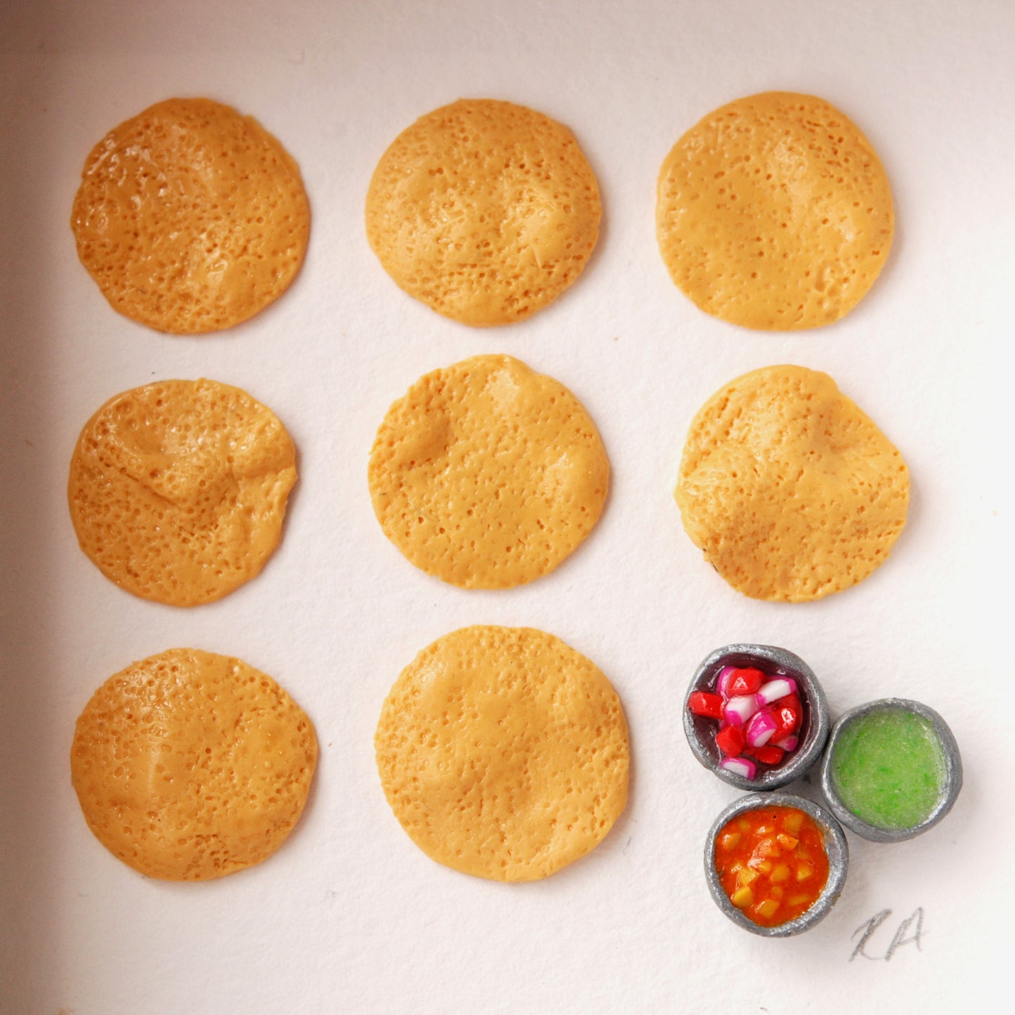 'Poppadoms or Bread' - (Small Pair)