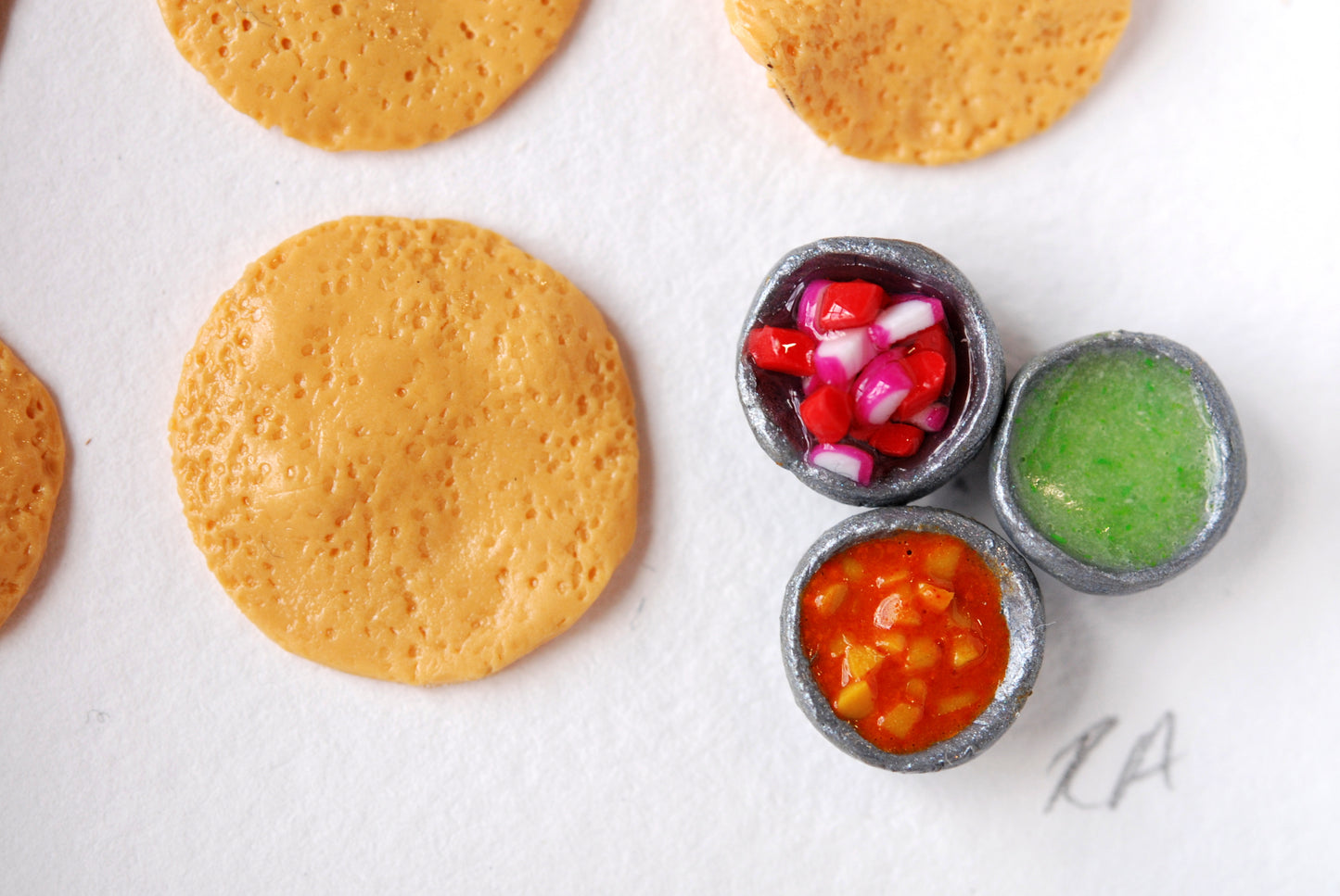 'Poppadoms or Bread' - (Small Pair)