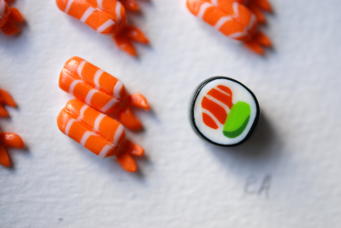 'Prawn Nigiri and Futomaki' (Small Pair)
