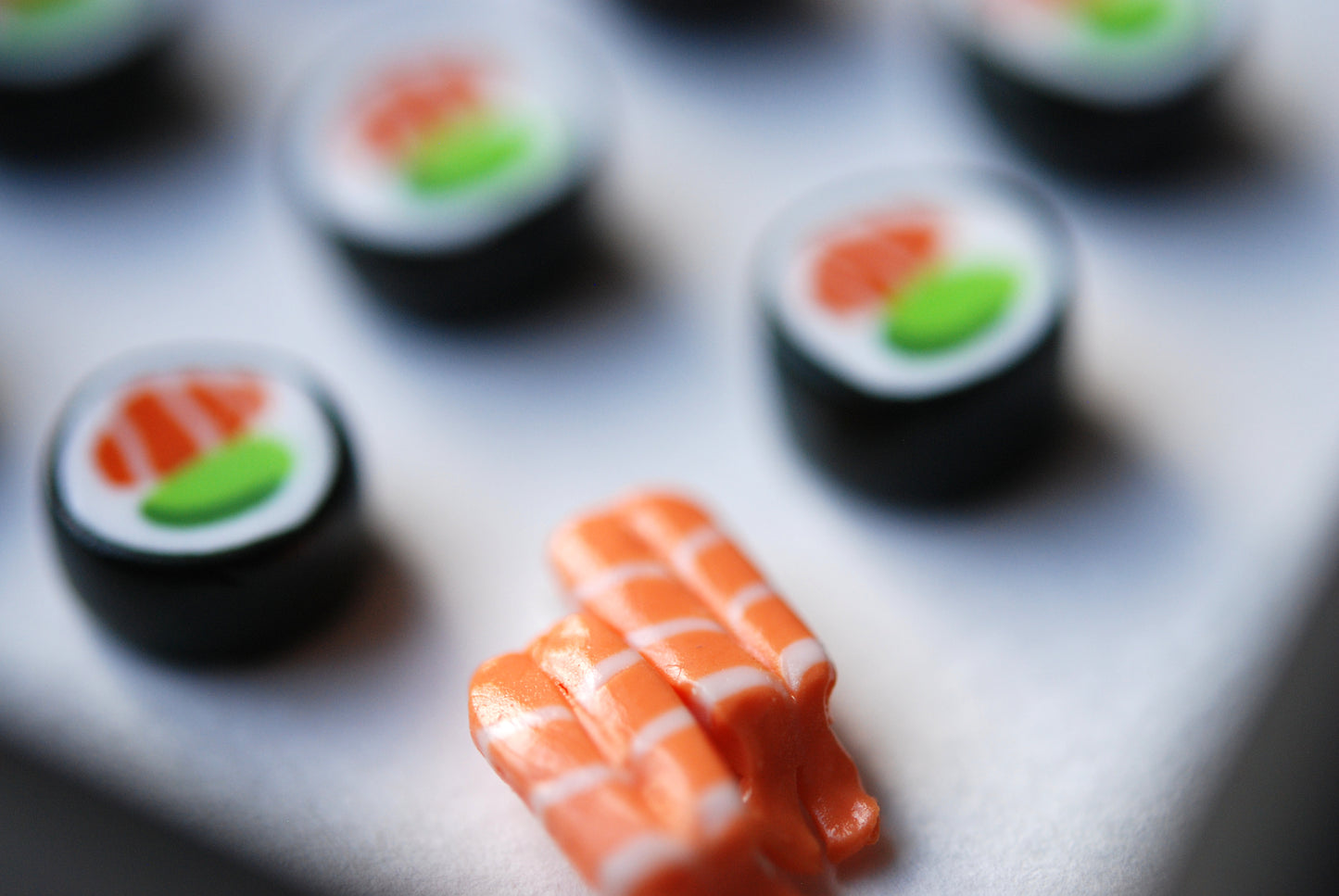 'Prawn Nigiri and Futomaki' (Small Pair)